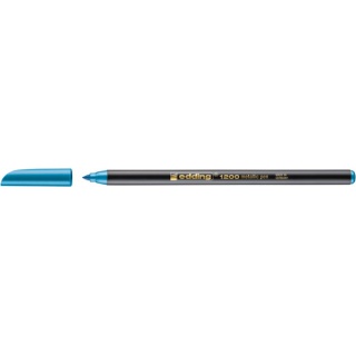 Pen metallic colour e-1200 EDDING, 1-3mm, blue metallic