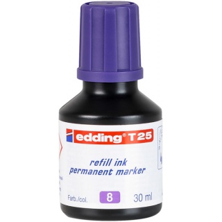 Refill ink permanent marker e-t25 EDDING, violet