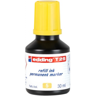 Refill ink permanent marker e-t25 EDDING, yellow