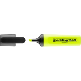 Zakreślacz e-345 EDDING, 2-5mm, żółty, Textmarkery, Artykuły do pisania i korygowania