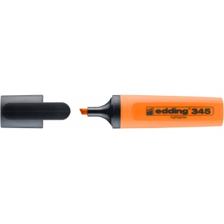 Zakreślacz e-345 EDDING, 2-5mm, pomarańczowy, Textmarkery, Artykuły do pisania i korygowania