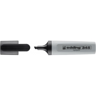 Zakreślacz e-345 EDDING, 2-5mm, szary, Textmarkery, Artykuły do pisania i korygowania