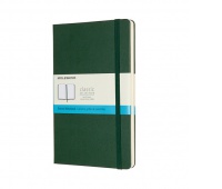 MOLESKINE Classic L Notebook (13x21cm), dotted, hard cover, myrtle green, 240 pages, green