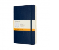Notes MOLESKINE Classic L (13x21 cm) w linie, miękka oprawa, sapphire blue, 400 stron, niebieski