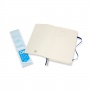 MOLESKINE Classic L Notebook (13x21cm), plain, soft cover, sapphire blue, 400 pages, blue
