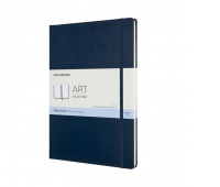 Szkicownik MOLESKINE A4 (21x29,7 cm), sapphire blue, 96 stron, niebieski