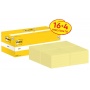 Karteczki samoprzylepne POST-IT&reg; (654CY-VP20), 76x76mm, 100 kart./bloczek, 16 + 4 bloczki GRATIS, kanarkowo ż&oacute;łte, Bloczki samoprzylepne, Papier i etykiety, EKO-CERT