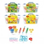 KEYROAD modeling dough, 6x110g, set of tools and molds, mix of colors