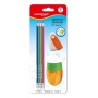 Zestaw szkolny KEYROAD Pencil Set, 5 element&oacute;w, blister, mix kolor&oacute;w, Plastyka, Artykuły szkolne
