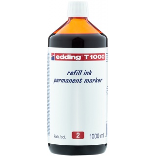 Refill ink permanent marker e-t1000 EDDING, red