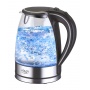 Electric kettle with water level indicator, ADLER AD 1225, 1.7 l, transparent/black