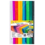 Creped paper roll, GIMBOO, 25x200cm, 10pcs, assorted colours