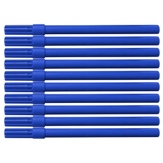 Flamaster biurowy OFFICE PRODUCTS, 10szt., niebieski, Flamastry, Artykuły do pisania i korygowania