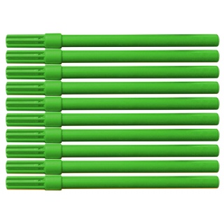 Flamaster biurowy OFFICE PRODUCTS, 10szt., zielony, Flamastry, Artykuły do pisania i korygowania
