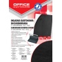 Binding covers, OFFICE PRODUCTS, cardboard, A4, 250 gsm, 100 pcs, leather-like, black