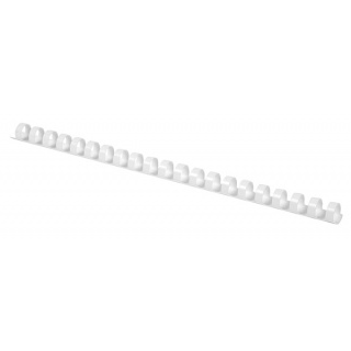 Binding combs OFFICE PRODUCTS, A4, 10mm (65 sheets), 100 pcs., white