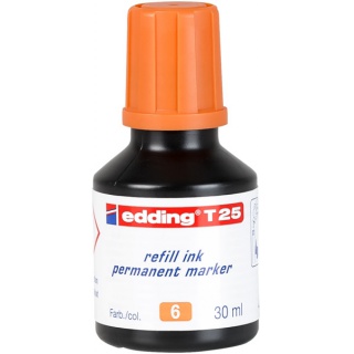 Refill ink permanent marker e-T25 EDDING, orange