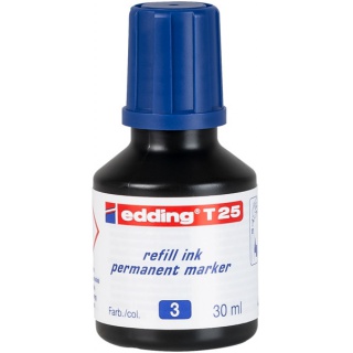 Refill ink permanent marker e-T25 EDDING, blue