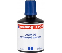 Refill ink permanent marker e-T100 EDDING, blue