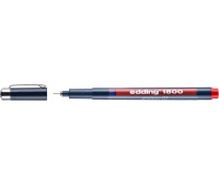 Profipen e-1800 EDDING, 0,25 mm, czerwony
