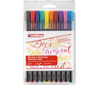 Pen brush e-1340 EDDING, 1-3mm, set 10, color mix