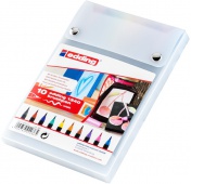 Pen brush e-1340 EDDING, 1-3mm, set 10, color mix