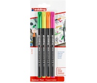 Pisak z cienką końc&oacute;wką e-1200 EDDING, 1 mm, blister, 4 szt., mix kolor&oacute;w