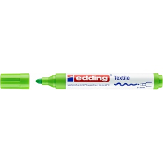 Marker textile e-4500 EDDING, 2-3mm, light green
