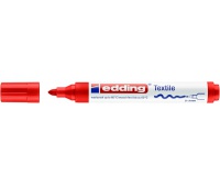 Marker textile e-4500 EDDING, 2-3mm, red