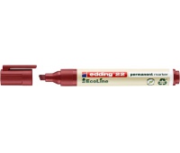 Marker permanentny e-22 EDDING ecoLine, 1-5 mm, czerwony