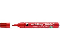 Marker permanent e-2000c EDDING, 1,5-3mm, red