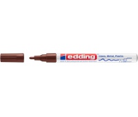 Marker olejowy połyskujący e-751 EDDING, 1-2 mm, brązowy