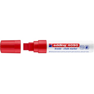 Marker kredowy e-4090 EDDING, 4-15 mm, czerwony, Markery, Artykuły do pisania i korygowania
