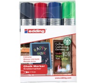 Marker chalk e-4090 EDDING, 4-15mm, set 4, color mix