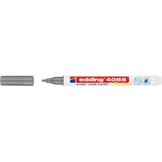 Marker kredowy e-4085 EDDING, 1-2 mm, srebrny, Markery, Artykuły do pisania i korygowania