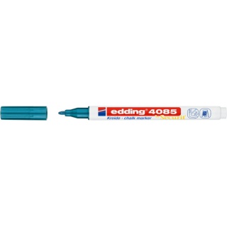Marker kredowy e-4085 EDDING, 1-2 mm, metaliczny niebieski, Markery, Artykuły do pisania i korygowania