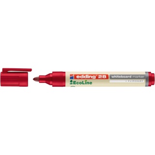 Marker whiteboard e-28 EDDING ecoline, 1,5-3mm, red