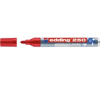 Marker do tablic suchościeralnych e-250 EDDING, 1,5-3 mm, czerwony