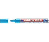 Marker do tablic suchościeralnych e-250 EDDING, 1,5-3 mm, błękitny