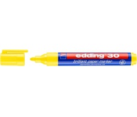Marker do papieru e-30 EDDING, 1,5-3 mm, żółty