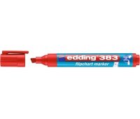 Marker do flipchartów e-383 EDDING, 1-5 mm, czerwony