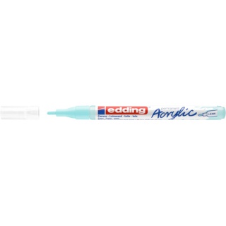 Marker acrylic fine e-5300 EDDING, 1-2mm, pastel blue mat