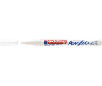 Marker akrylowy e-5300 EDDING, 1-2 mm, matowa biel