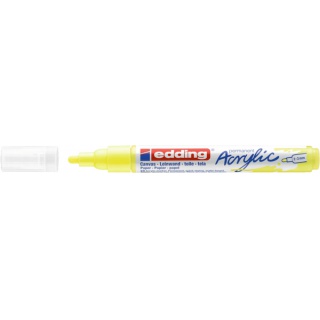 Marker acrylic medium e-5100 EDDING, 2-3mm, neon yellow
