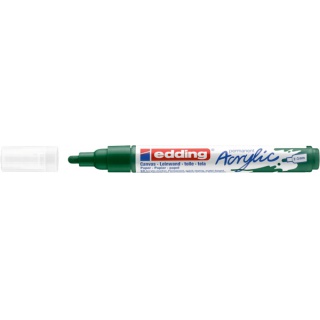 Marker akrylowy e-5100 EDDING, 2-3 mm, matowy zielony mech, Markery, Artykuły do pisania i korygowania