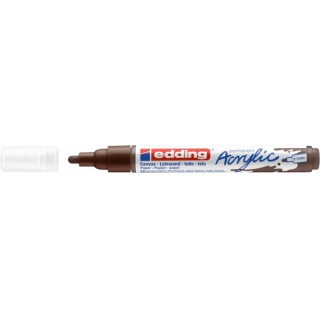 Marker acrylic medium e-5100 EDDING, 2-3mm, chocolate brown mat