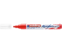 Marker acrylic medium e-5100 EDDING, 2-3mm, traffic red mat