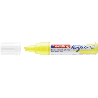 Marker acrylic broad e-5000 EDDING, 5-10mm, neon yellow