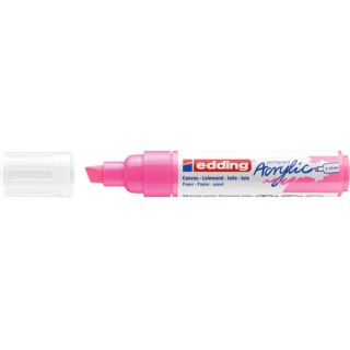 Marker acrylic broad e-5000 EDDING, 5-10mm, neon pink mat