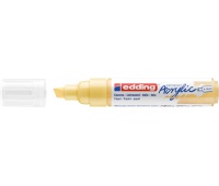 Marker acrylic broad e-5000 EDDING, 5-10mm, pastel yellow mat